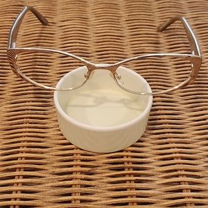 COPY - Dior goldtone metal frame Glasses with glitter detail rx ready